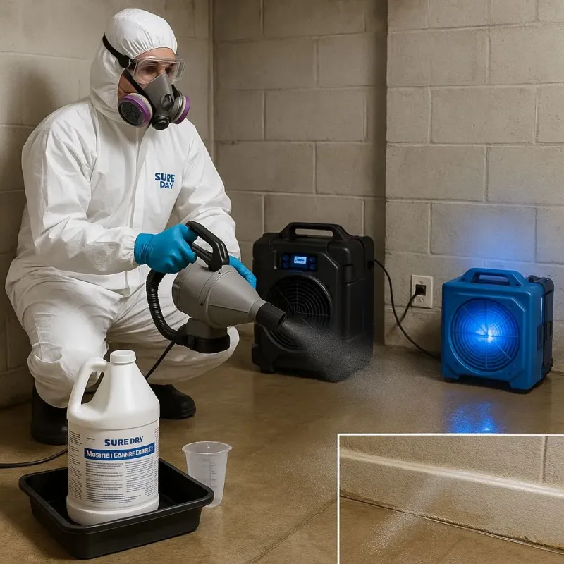 Sanitization and Odor Removal process in Walnut Creek, CA